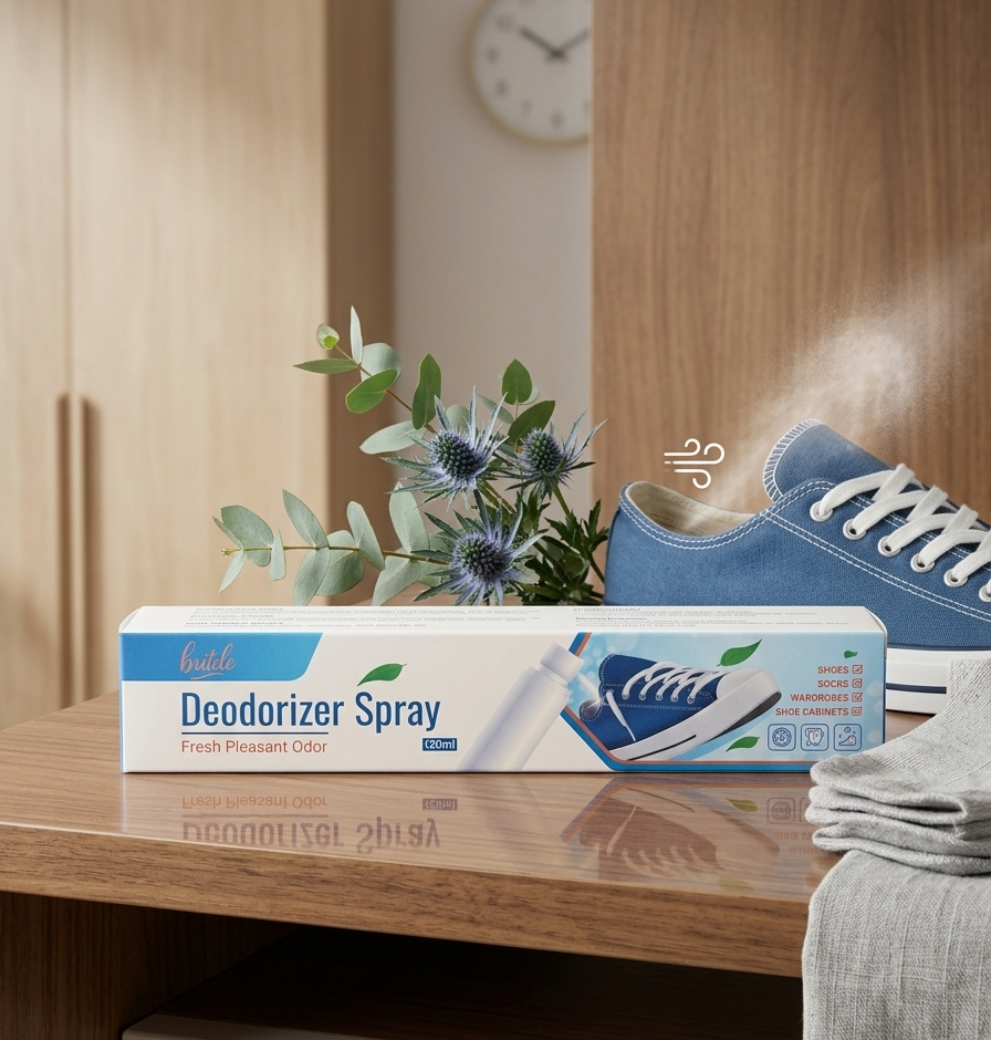 Fresh Air Shoe Deodorizer Spray Wardrobe Closet Cabinet Odor Eliminator (1)