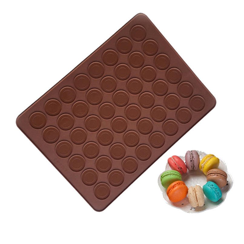 Lixsun 48-Hole Round Silicone Baking Mat with Decorating Piping Pot (6)