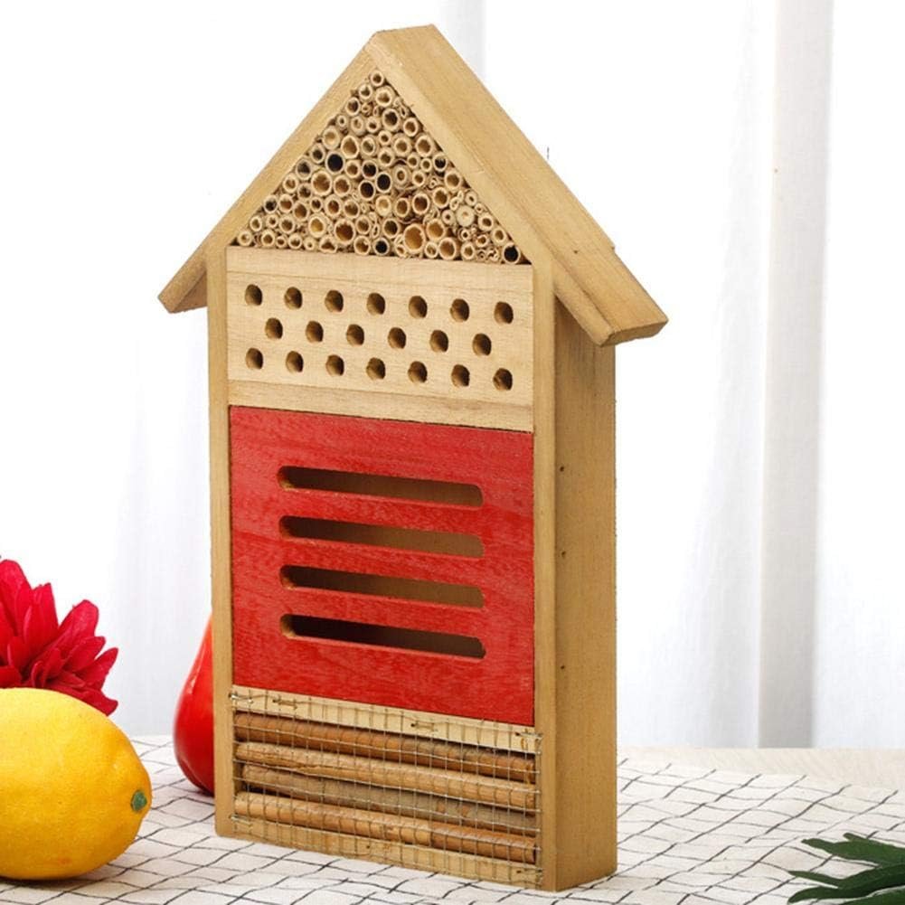 Natural Materials Insect Hotel Bee Hive and Butterfly Nesting Box for Garden (3)