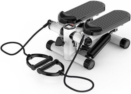 StepMaster Pro Hydraulic Mini Stair Stepper with Resistance Bands
