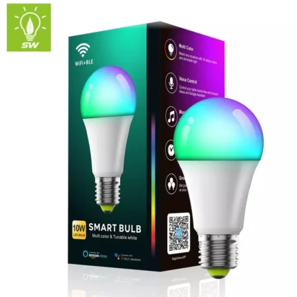 Tuya Smart WiFi LED 9W E27 Multicolour RGBCW Bulb