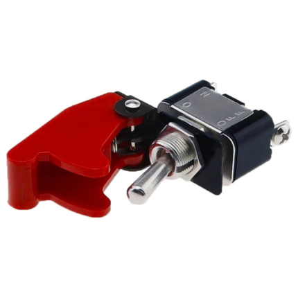 Heschen Metal Toggle Switch 12V 20A SPST ON/OFF with Waterproof Cap