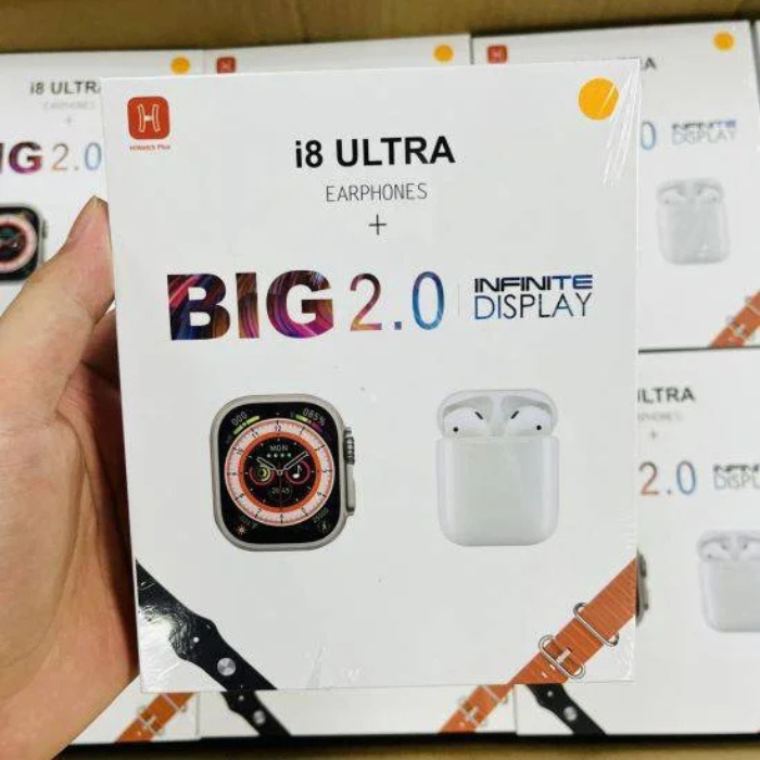 i8 Max Ultra Smartwatch Bundle with Wireless Earbuds (3)